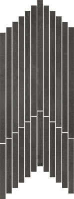 Линате Браун Мозаика Стрип 53.3X17.7 ..