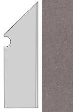 Kone Grey Battiscopa Sag.Dx. (7,2x30)