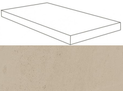 W. Sand Scalino Angolare SX 30x60 Lap/В. Сенд Ступень Угловая Лаппато 33х60 Лс (33X60)