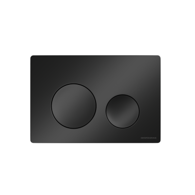 Кнопка смыва Balance, клавиши Circle, цвет черный матовый, арт. CN12-001MB