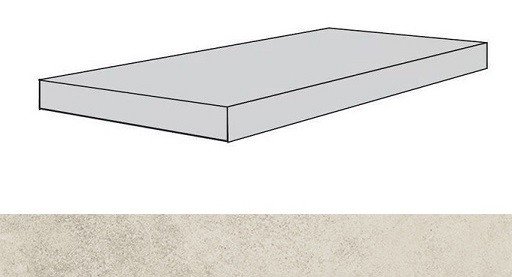 Drift White Scal.120 Ang.Dx/Дрифт Вайт Ступ.120 Угл.Пр (33X120) ..