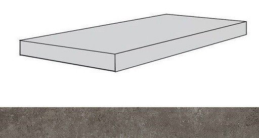 Drift Grey Scal.60 Ang.Dx/Дрифт Грей Ступ.60 Угл.Пр (33X60) ..