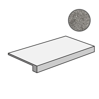 Dolmen Pro Grigio Scalino 75 (37.5X75 Мат.)