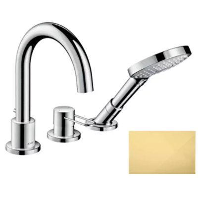 AX Uno Смес./край ванны, на 3 отв., PGO ..