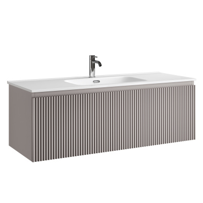 Тумба подвесная SANCOS Snob R 1195х445х406, c одним ящиком оснащенным доводчиками, Doha Soft , арт.S