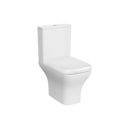 Напольный безободковый унитаз VitrA Polar, двурежимный механизм
смыва 3/6 л, дюропластовое сиденье м