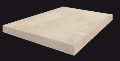 Капри Белый Ступень 45 Угл.лев (33X45 Шлиф.) ..