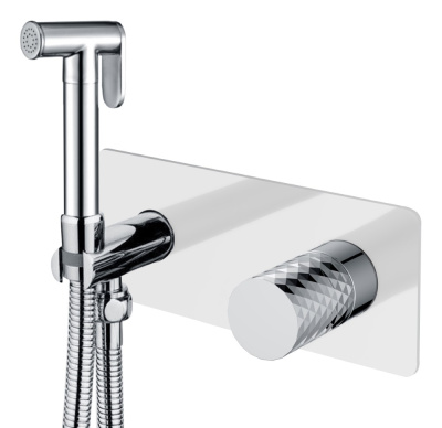 Смеситель гигиенический STICK WHITE DIAMOND CHROME 