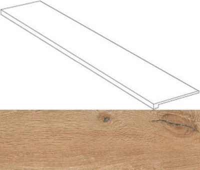 Oak Reserve Tamarind Scalino Frontale / Оак Резерв Тамаринд Ступень (33X120)