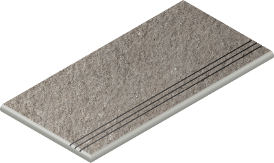 ГРЭЙ СТУПЕНЬ ЗАКРУГ.ГРИП 30X60 ЛЕВ ..