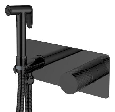Смеситель гигиенический STICK BLACK DIAMOND BLACK 