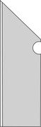 Mark Chrome Battiscopa Sagomato SX (7.2X30 )