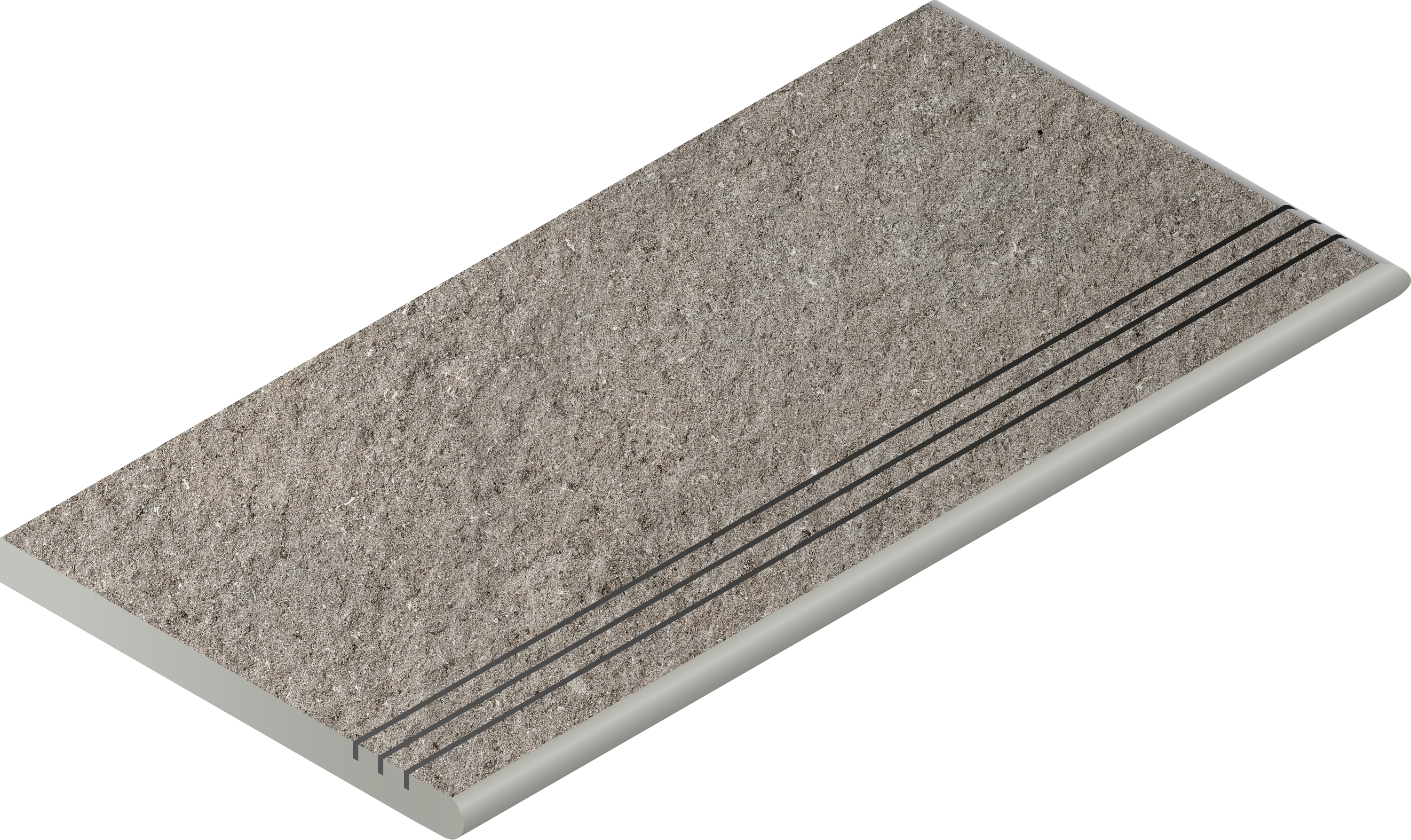 ГРЭЙ СТУПЕНЬ ЗАКРУГ.ГРИП 30X60 ПР ..