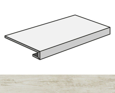 Iconic White Scal.160 Front/Айконик Вайт Ступ.160 Фронт (33X160)