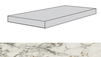 Allure Capraia Scalino Angolare Dx  /Аллюр Капрайя Ступень Угловая Dx  (33X120) ..