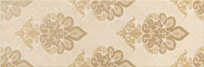 Шарм Крим Вставка Дэко (25X75 Глянц.)