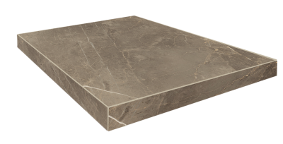 Портофино Серый Ступень 45 Угловая Правая Шли (33X45 Шлиф.)