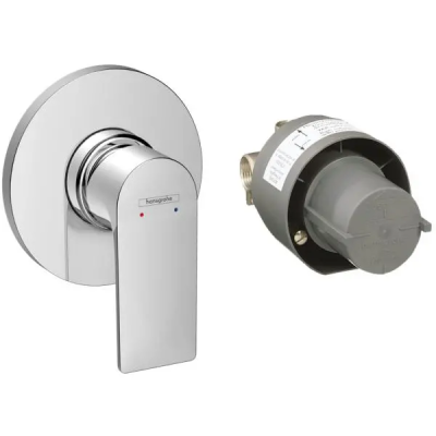 HG Rebris E shower mixer conc.set chr