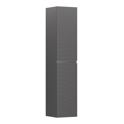 Шкаф-пенал подвесной SANCOS Folk, 350х350х1650 мм, цвет Grey soft