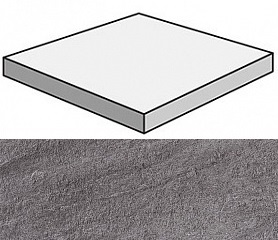 Brave Grey Scalino Angolare Sx (33x33)
