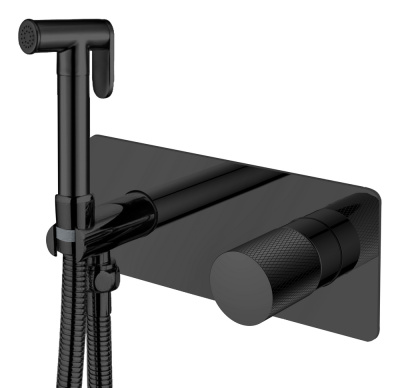 Смеситель гигиенический STICK BLACK TOUCH BLACK 