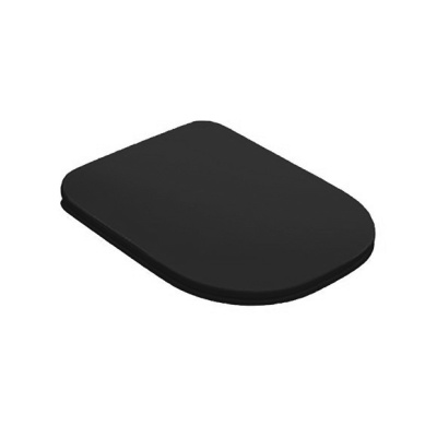 Kerasan Tribeca Сиденье ”Slim” для унитаза c микролифтом цвет: черный матовый