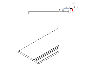 Блэк Бортик  Грип Пр (30X60 Грип) ..