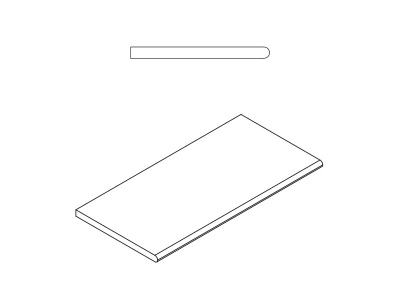 Роуп Бортик  Закруглённый (30X60 Нат.) ..