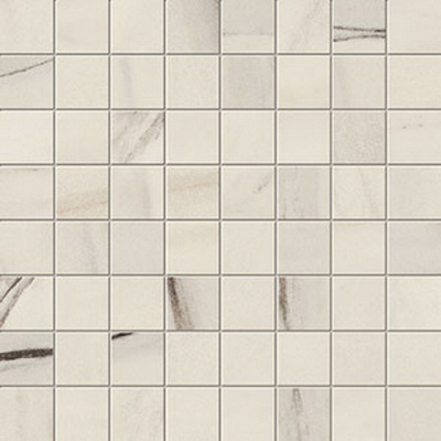 Marvel Bianco Fantastico Mosaico Matt (30x30)