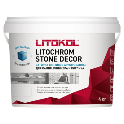 LITOCHROM STONE DECOR 4 кг SD.400 Белый