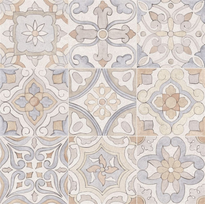 Newcon Декор Пэчворк Холодная Гамма Матовый R10A 60x60 8мм Ректификат ..