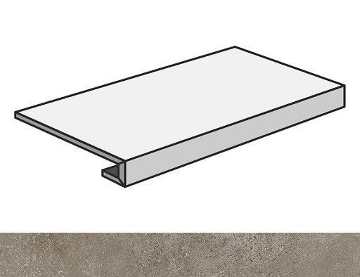 Drift Light Grey Scal.120 Front/Дрифт Лайт Грей Ступ.120 Фронт (33X120) ..