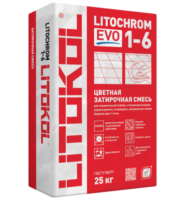 LITOCHROM 1-6 EVO 25 кг LE.200 белый ..