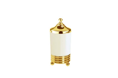 Настольный стакан для ватных дисков Hermitage Gold