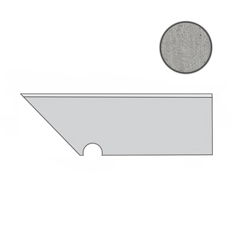 Blaze Aluminium Battiscopa Sag.Sx (7,2x30)