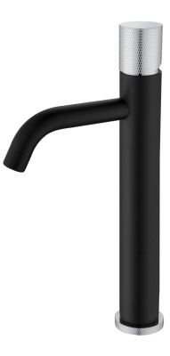Смеситель STICK для умыв. выс. BLACK TOUCH CHROME 