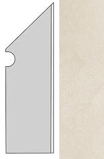 Kone White Battiscopa Sag.Dx. (7,2x30)