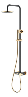Стойка для душа STICK BLACK DIAMOND GOLD 