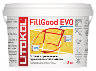 FILLGOOD EVO F.110 GRIGIO PERLA (ведро 2 кг) ..