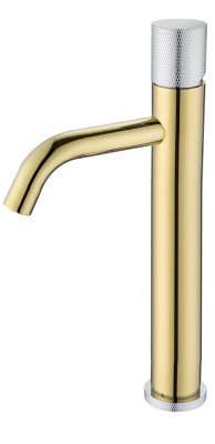 Смеситель STICK для умыв. выс. GOLD TOUCH CHROME 