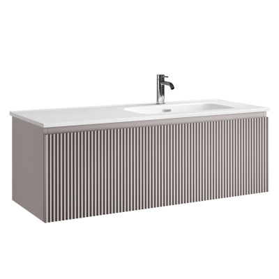 Тумба подвесная SANCOS Snob R 1195х445х406, c одним ящиком оснащенным доводчиками, Doha Soft , арт.S