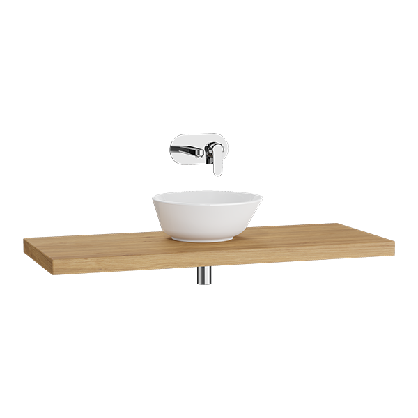 Столешница подвесная 120 см, светлый дуб ..