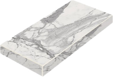 Шарм Эво Статуарио Ступень 80 Угловая Левая (33X80 Нат.) ..