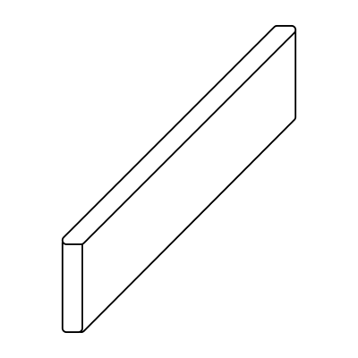 ПОРТОФИНО БЕЛЫЙ 7,2X45 ПЛИНТУС