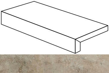 Aix Cendre Elemento L Strutturato (15X30 )
